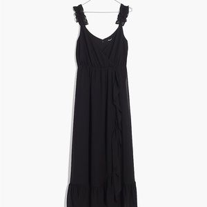 Madewell | Ruffle Strap Wrap-Dress | Size 2